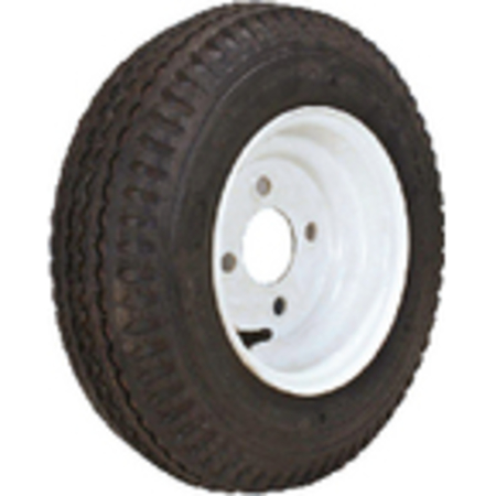 LOADSTAR TIRES Loadstar Bias Tire & Wheel (Rim) Assembly 480/400-8 4 Hole 30000